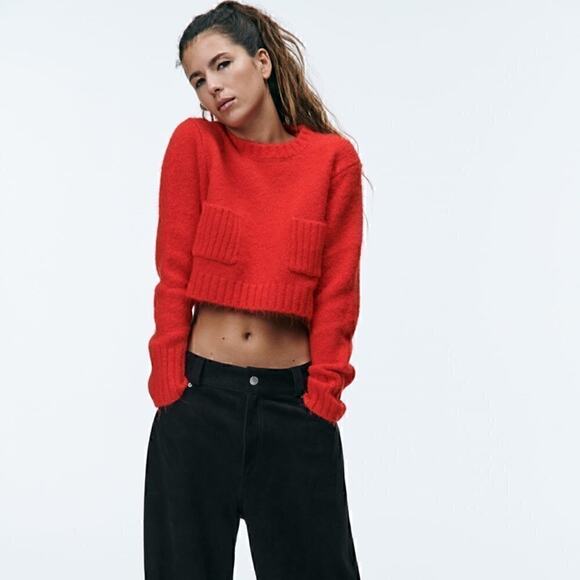 ZARA Wool-Blend Knit Sweater NWT - Picture 13 of 16